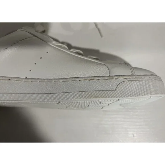 Bruno Magli Mens Lace Up Round Toe Low Top Sneakers White Leather Size 7 - Picture 9 of 11